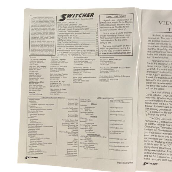 Lot 2 Switcher October December 2008  Magazine Angela Trotta Thomas Model Hobby - Picture 5 of 6